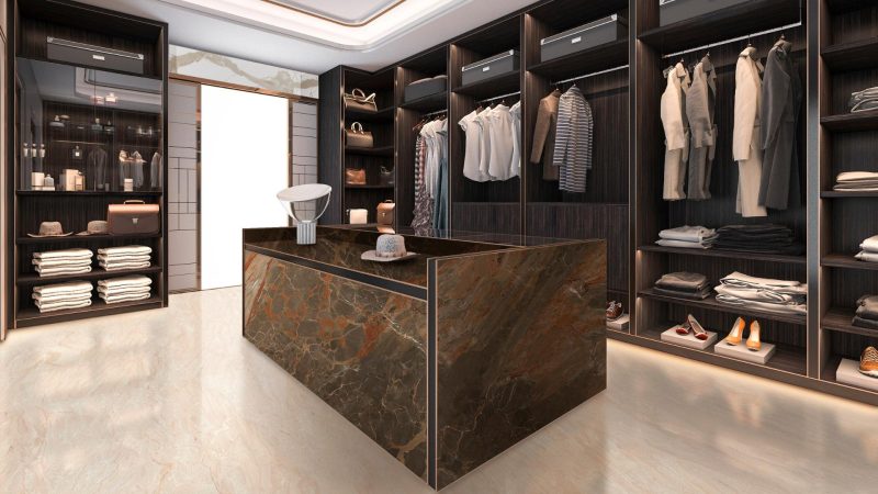 5 Tips Desain Walk-in Closet Modern Luxury